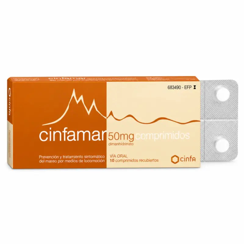 Cinfamar 10 Film-coated tablets