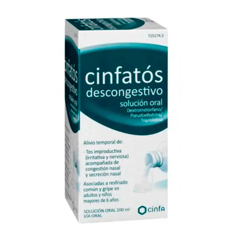 Cinfatos Decongestive Oral Solution, 200 ml