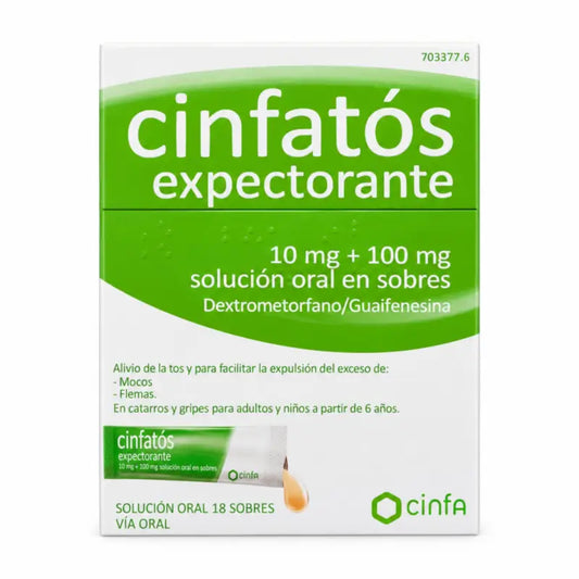 Cinfatos Expectorant Oral Solution 18 sachets