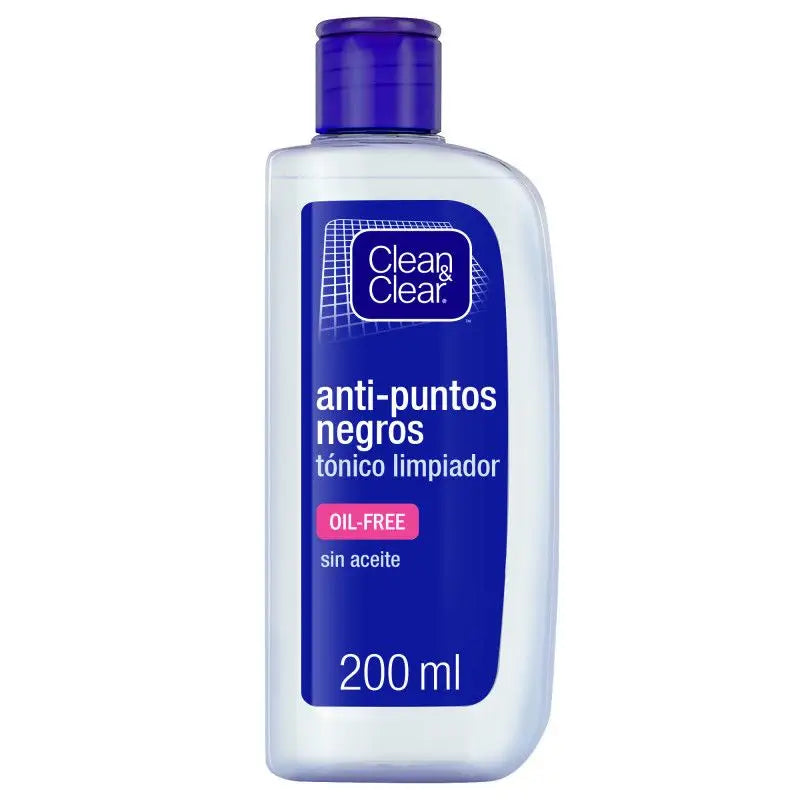 Clean&Clear Anti Blackhead Tonic Cleanser, 200 ml