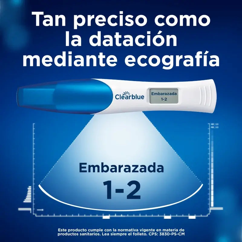 Clearblue Digital Pregnancy Test with Week Indicator, 1 Digital Test