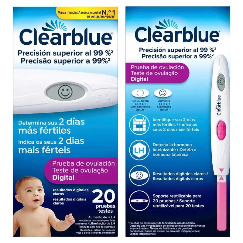 Clearblue Digital Ovulation Test, 20 Tests