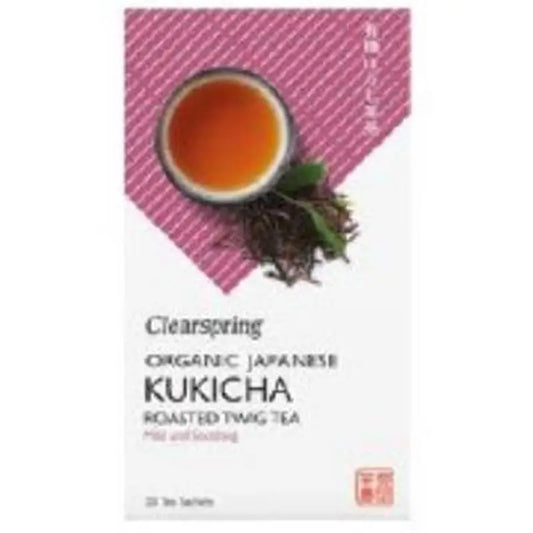 Clearspring Kukicha Tea Infusion 20Sachets. Bio