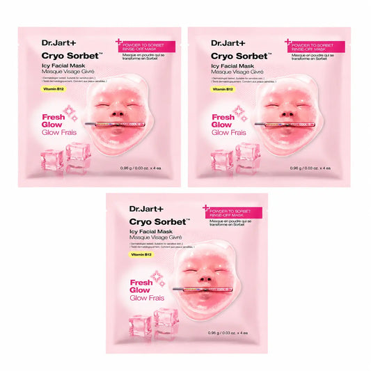 Dr. Jart+ Cryo Sorbet Icy Facial Mask, pack 3