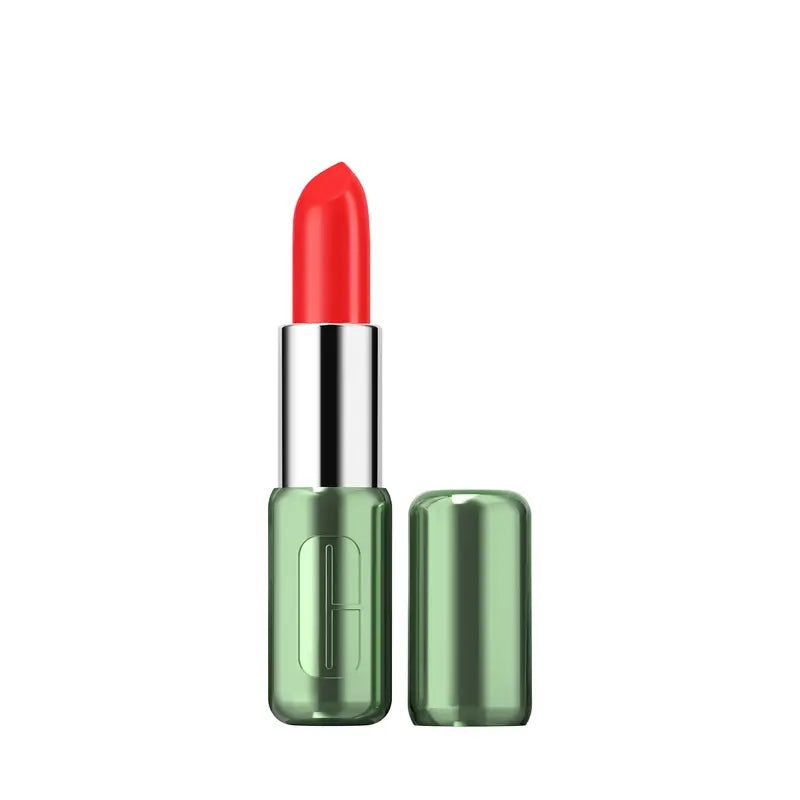 Clinique Pop Longwear Satin Poppy Pop Lipstick, 3.9 grams