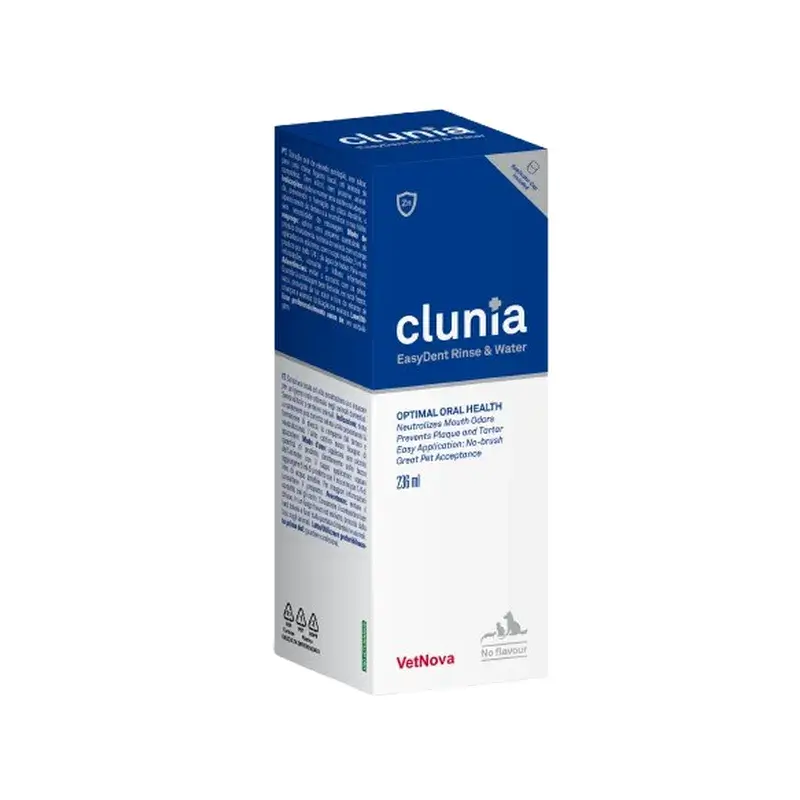 Clunia Easydent Rinse & Water, 236 ml