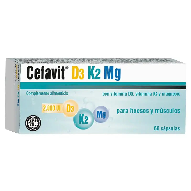 Cobas Cefavit D3 K2 Mg , 60 capsules
