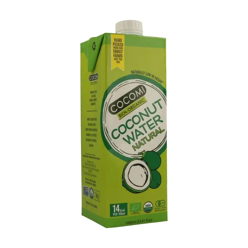 Cocomi Organic Natural Coconut Water, 1 litre