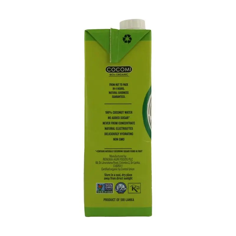 Cocomi Organic Natural Coconut Water, 1 litre
