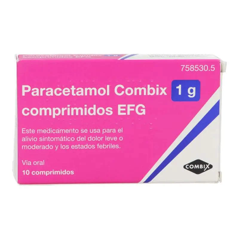 Combix Paracetamol Efg, 1 g 10 tablets
