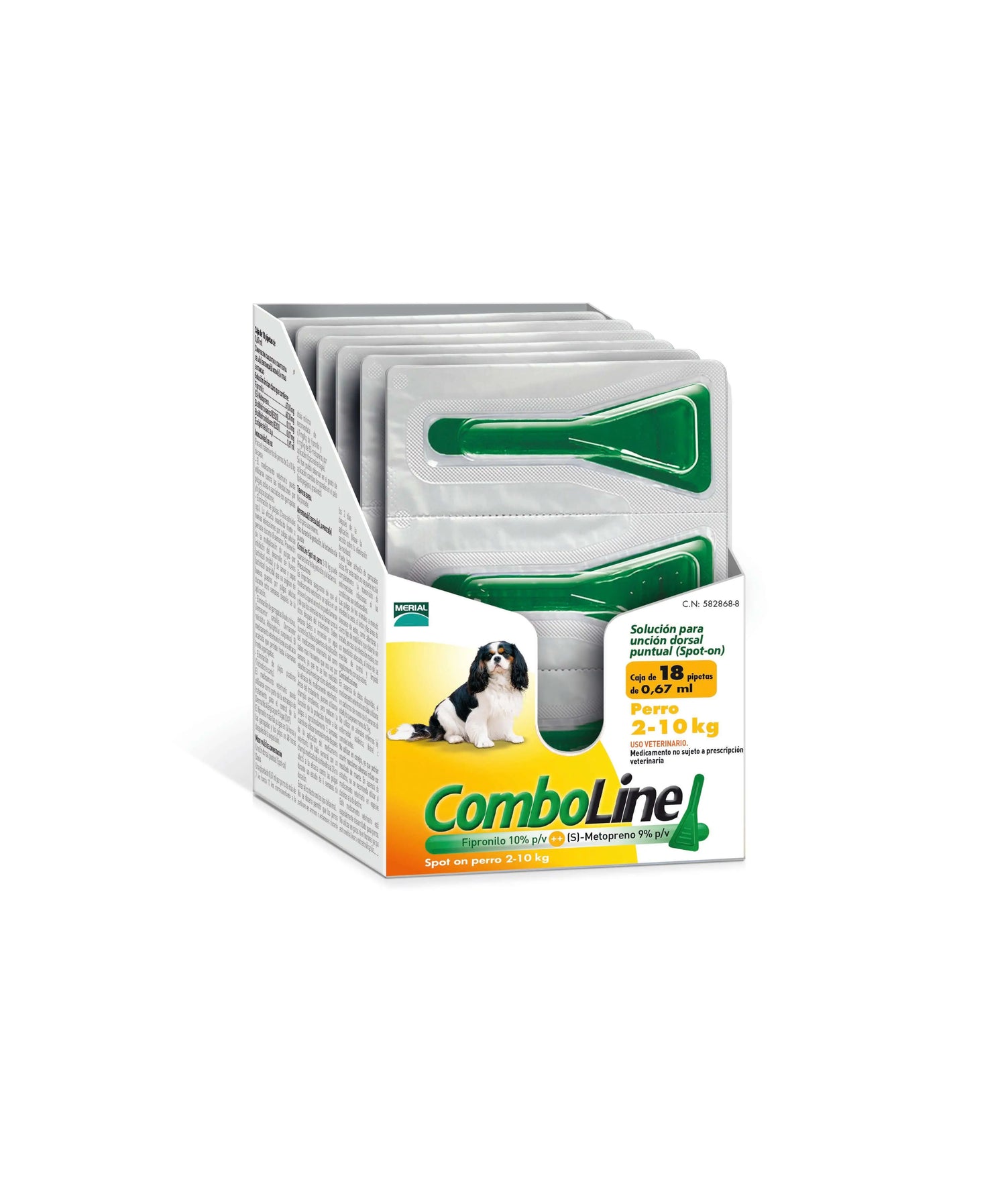 Comboline Dogs 10-20 Kg 18 Pip Merial