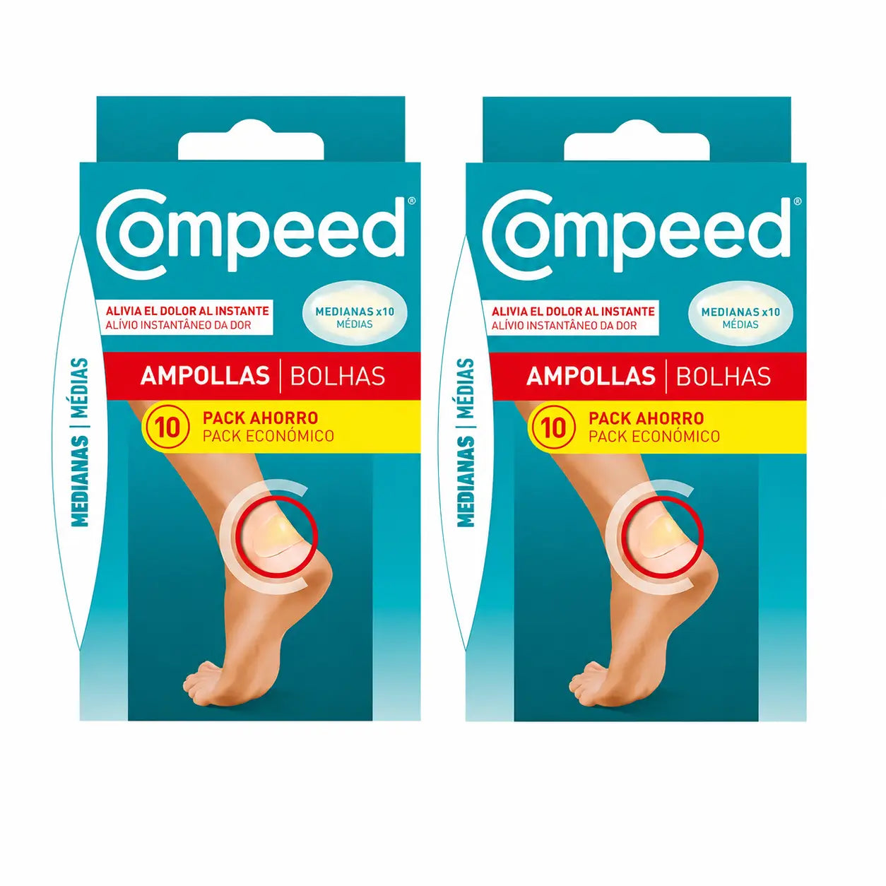 Compeed Medium Blister Plasters, 10 plasters, Pack of 2