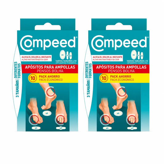Compeed Blister Pack Mix, 10 plasters, Pack of 2