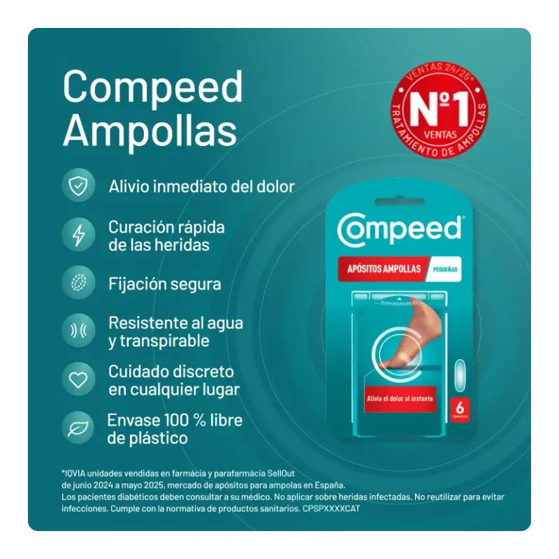 Compeed Dressings Small Blisters 6 units