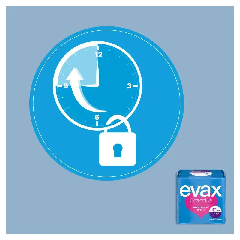 Evax Cottonlike Normal Pads with Wings 16 units