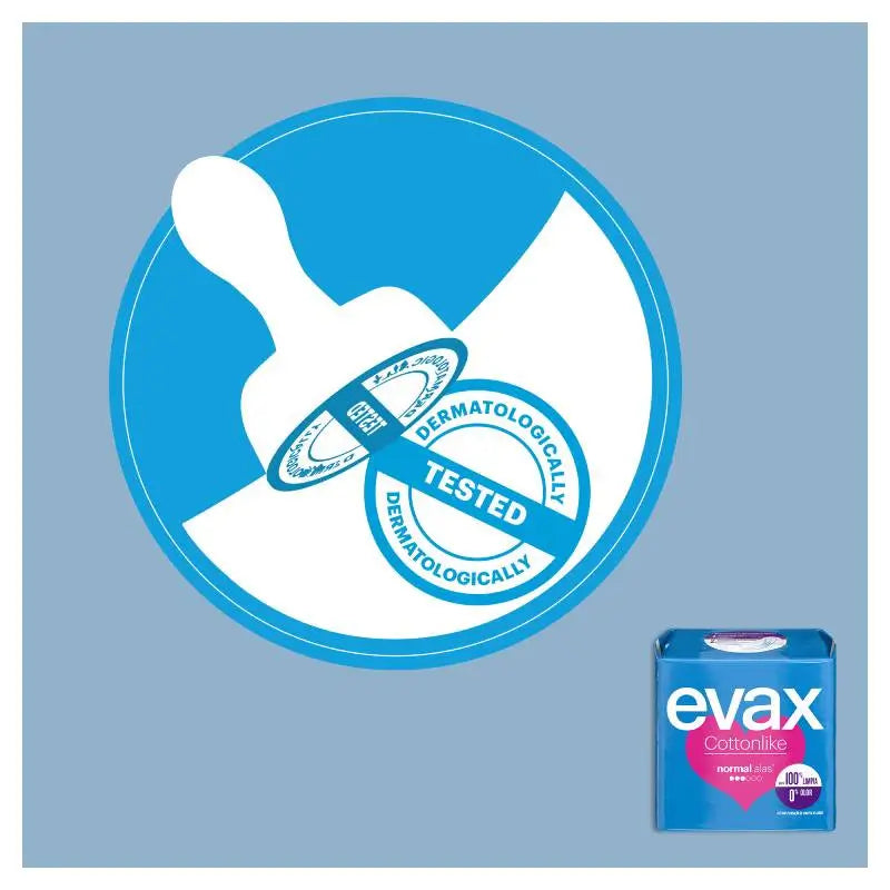 Evax Cottonlike Normal Pads with Wings 16 units