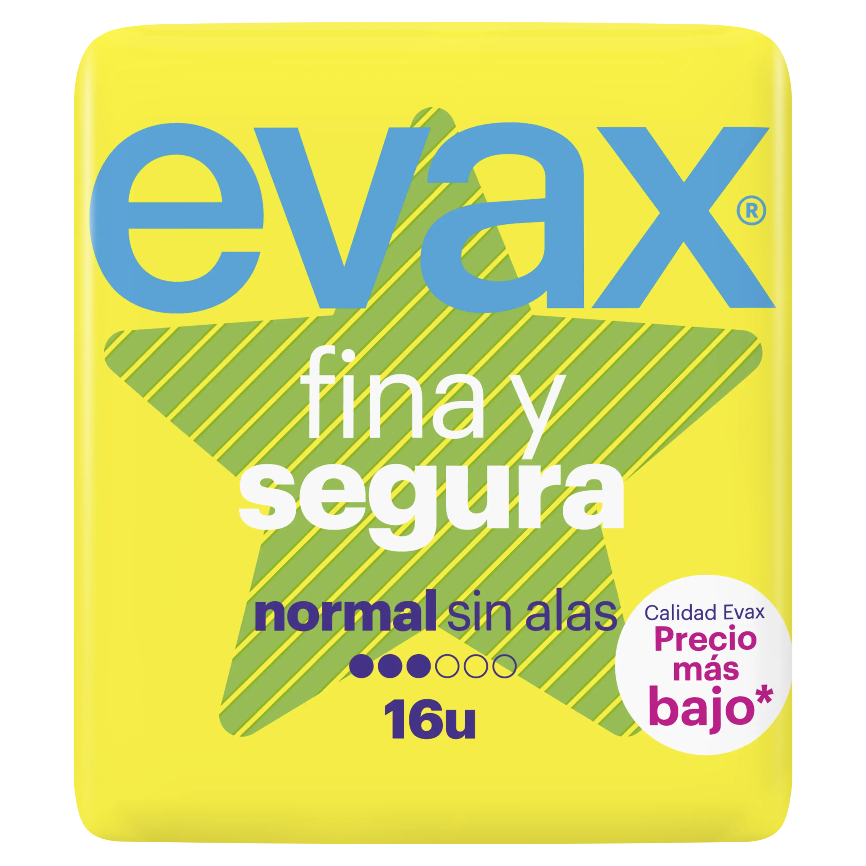 Evax Fina y Segura Normal Pads 16 units