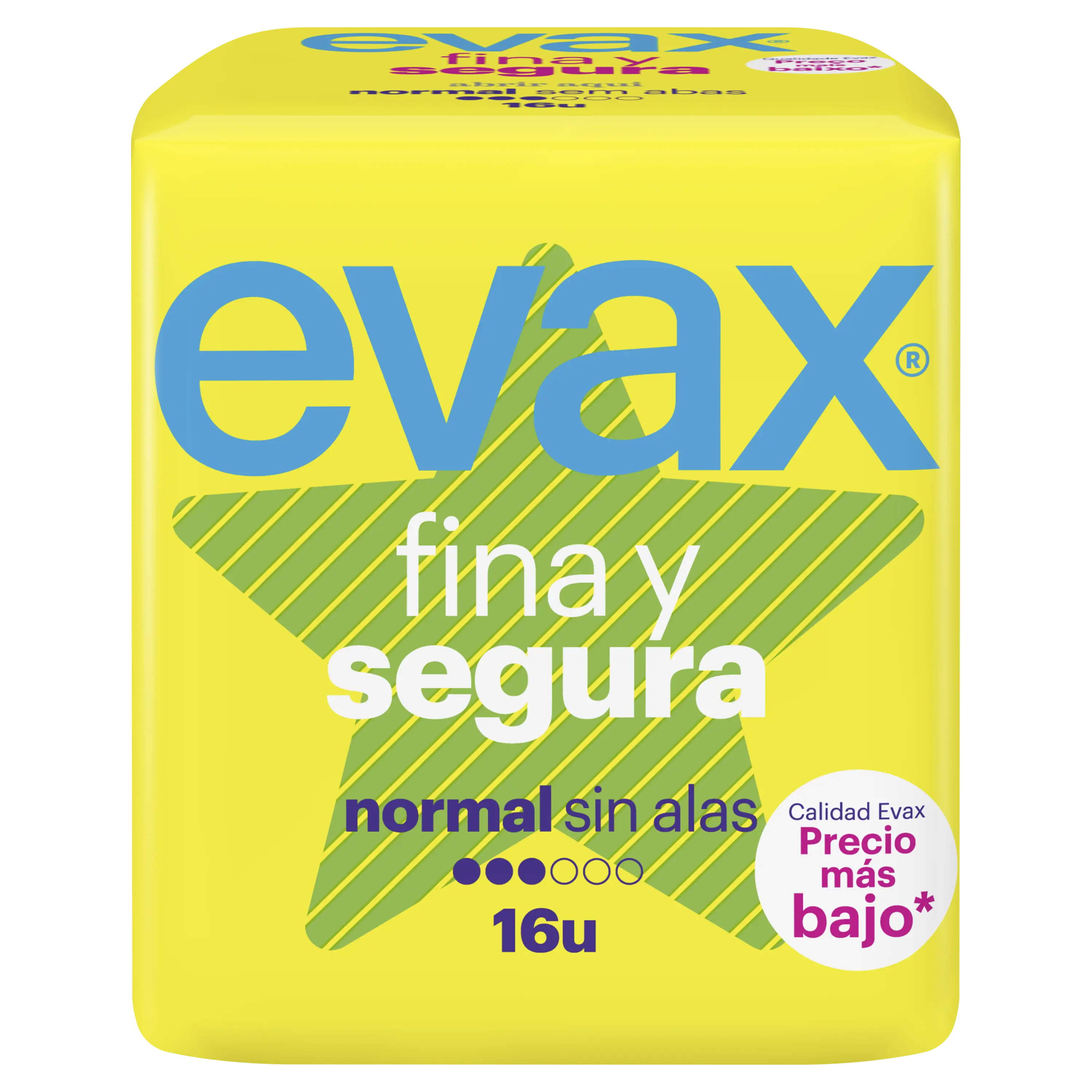 Evax Fina y Segura Normal Pads 16 units