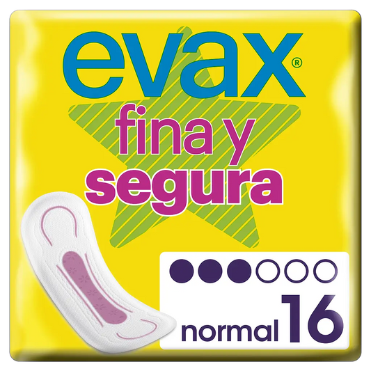 Evax Fina y Segura Normal Pads 16 units