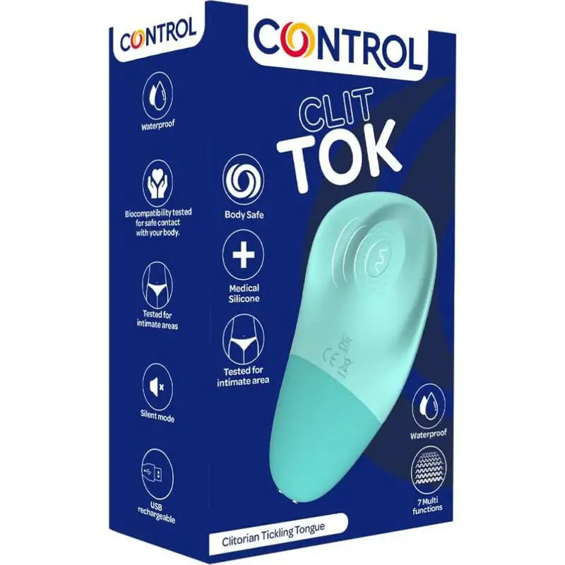 Control Clit Tok Rechargeable Clitoral Stimulator Tongue