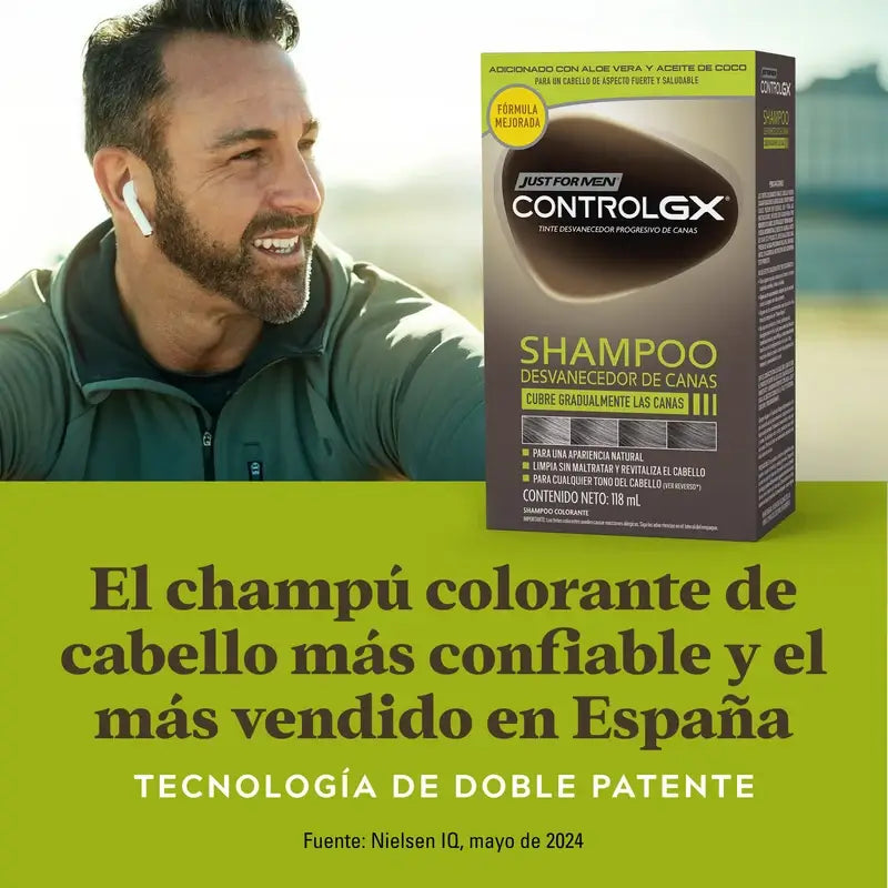 Just For Men Control Gx Grey Hair Reducer Shampoo 118 ml