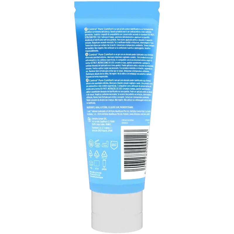 Control Purecomfort Tube Lubricant , 80 ml