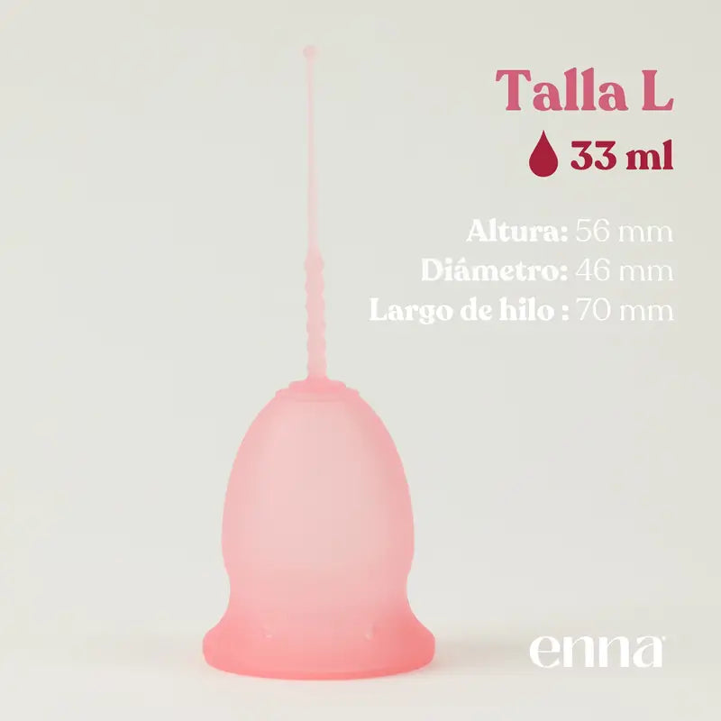 Enna Cycle Original Menstrual Cup Without Applicator, Size L