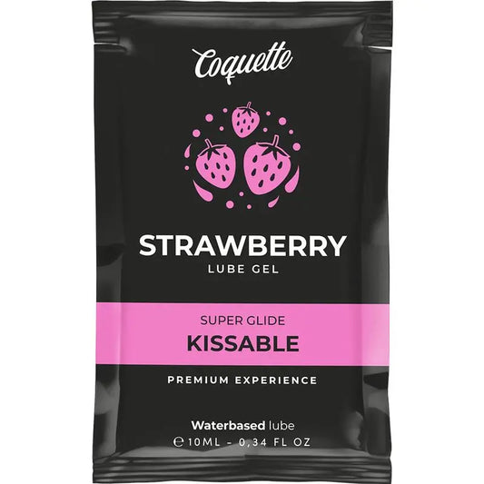Coquette Cosmetics Desire Pocket Kissable Water Based Lubricant Strawberry 10 Ml