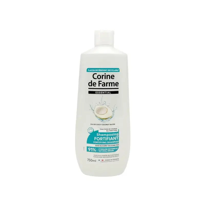 Corine De Farme Coconut Water Fortifying Shampoo, 750 ml