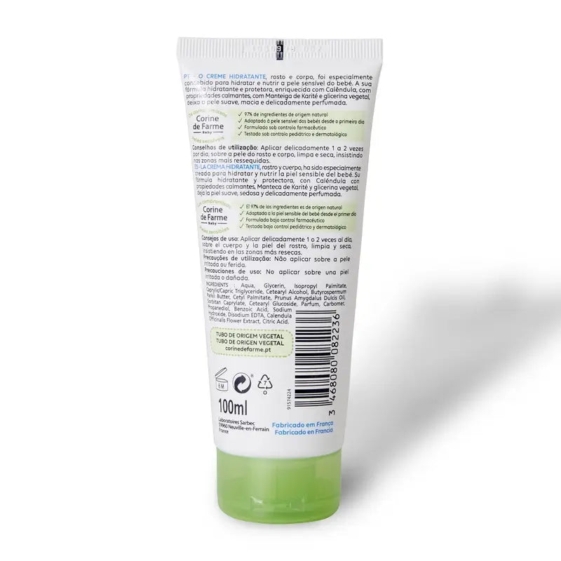 Corine De Farme Calendula Moisturising Cream, 100 ml