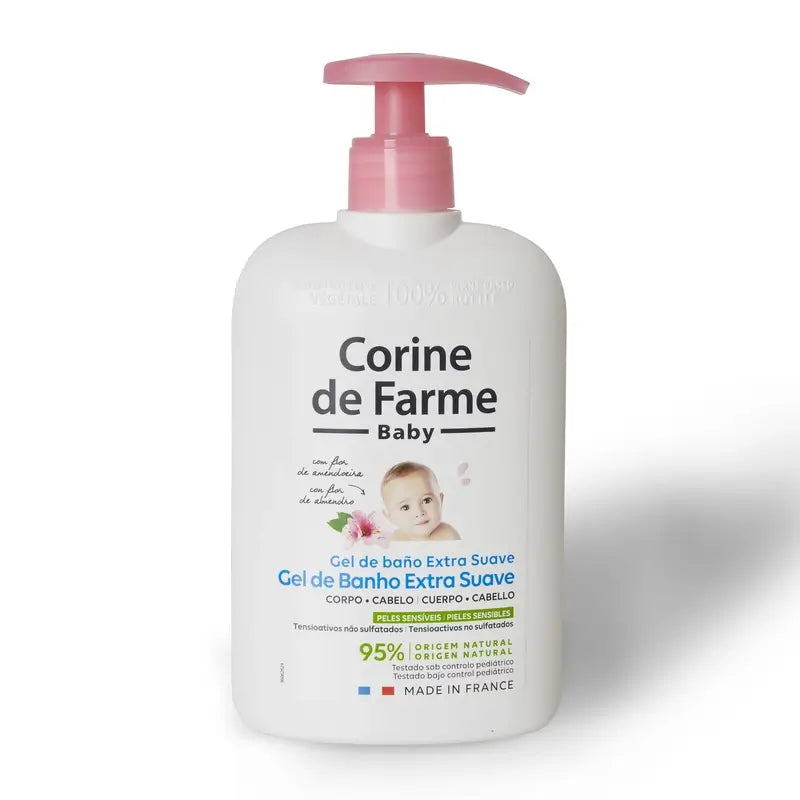 Corine De Farme Almond Blossom Extra Gentle Bath Gel , 500 ml