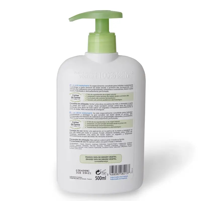 Corine De Farme Calendula Moisturising Milk, 500 ml