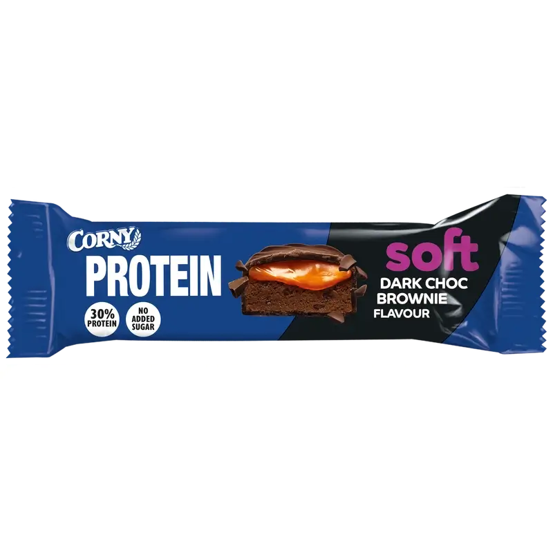 Corny Protein Soft Dark Chocolate Choco Brownie , 45 grams