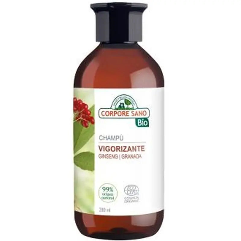 Corpore Sano Revitalising Shampoo Ginseng And Pomegranate Bio 300Ml.