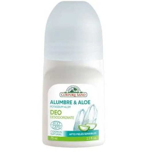 Corpore Sano Aloe Mineral Deodorant Roll-On 75Ml. Ecocert