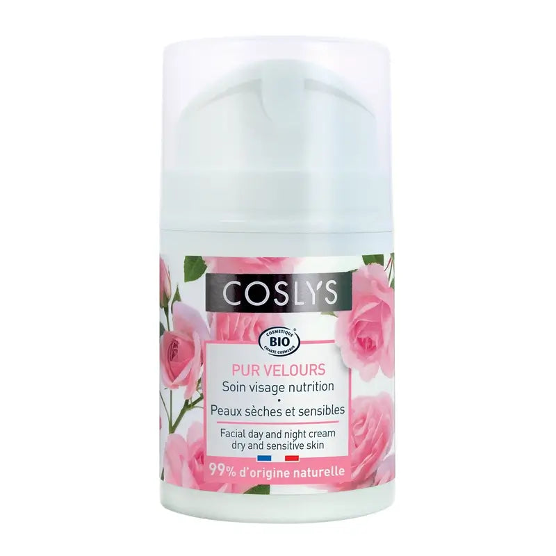 Coslys Dry Skin Day Cream With Roses, 50 ml
