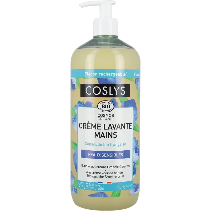 Coslys Comfrey Hand Soap Cream, 1000 ml