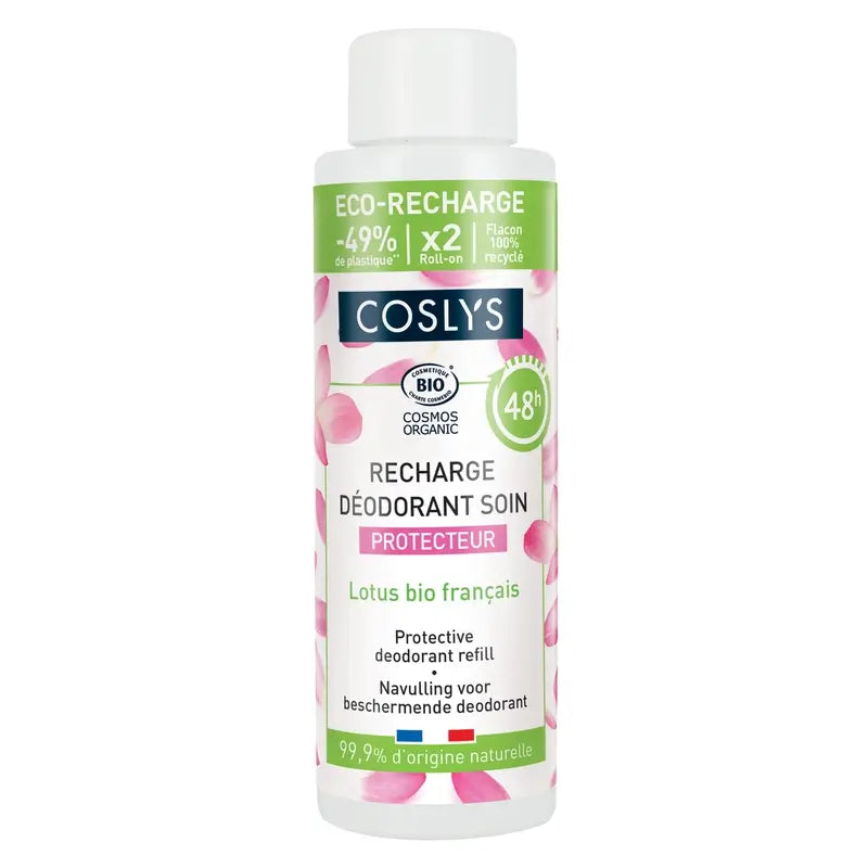 Coslys Protective Deodorant Refill (Lotus Flower), 100 ml