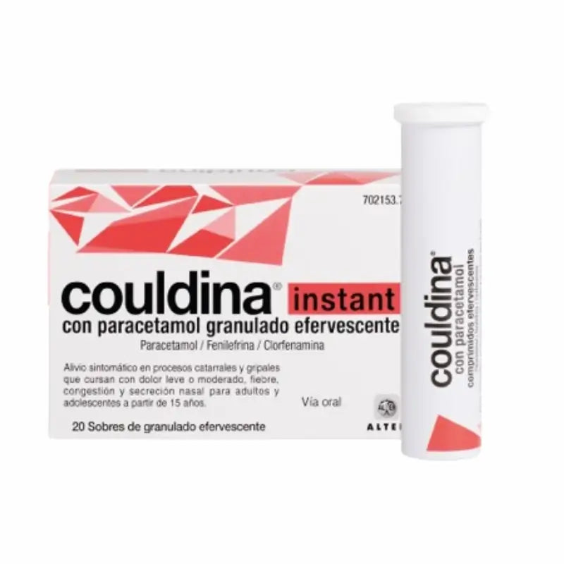 Couldina Instant with Paracetamol 20 Effervescent Sachets