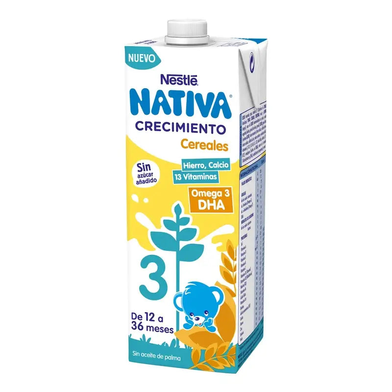 Nestlé Nativa Growth 3 Cereals, 1L
