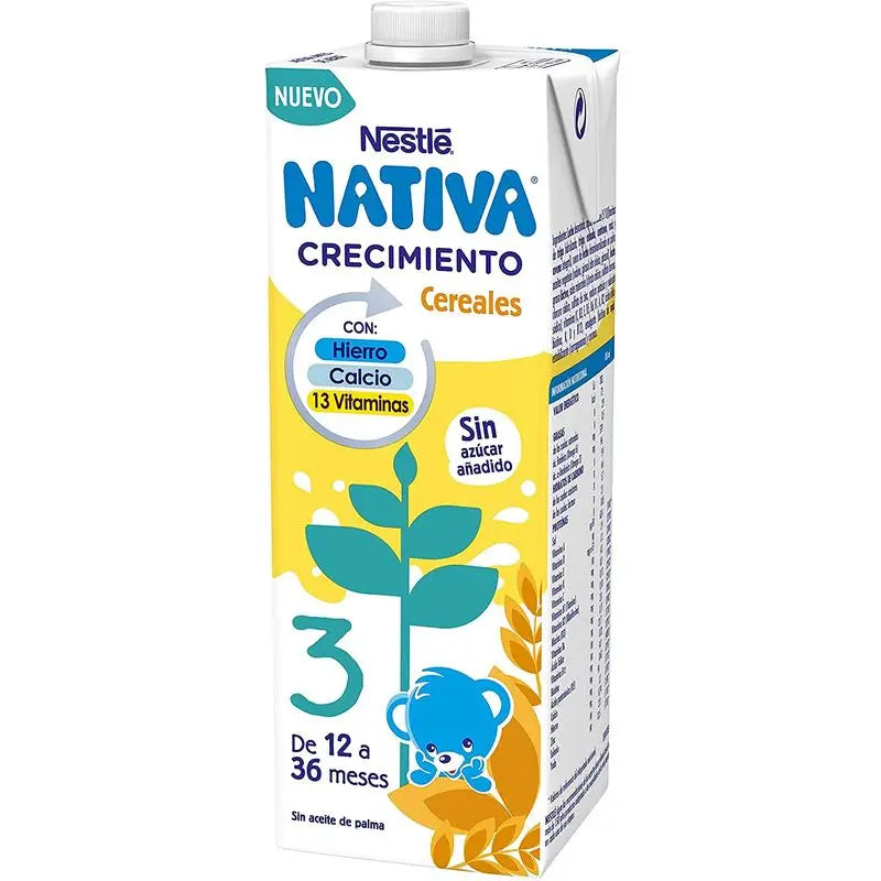 Nestlé Nativa Growth 3 Cereals, 1L
