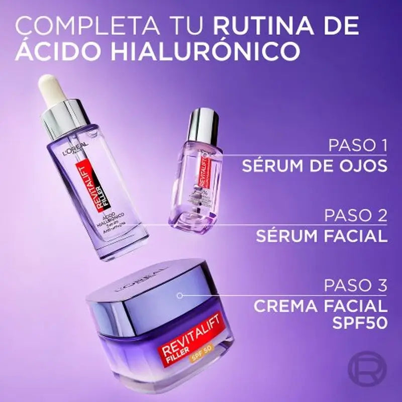 L'Oréal Paris Intensive Replenishing Cream With Hyaluronic Acid And Spf 50: Volume And Uvb/Uva Protection