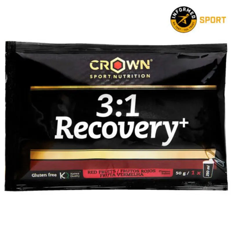 Crown Sport Nutrition 3:1 Recovery+ Red Berries Single Dose, 50 g