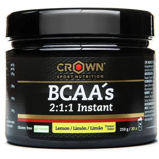 Crown Sport Nutrition Bcaas Instant Lemon , 210 g (30 servings)