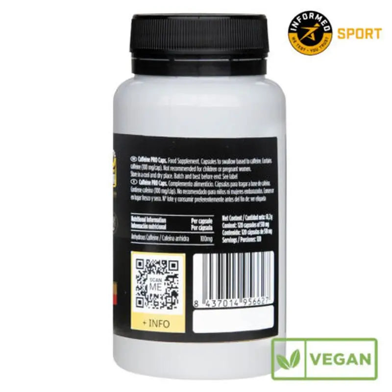 Crown Sport Nutrition Caffeine Pro Caps 100 Mg , 120 capsules