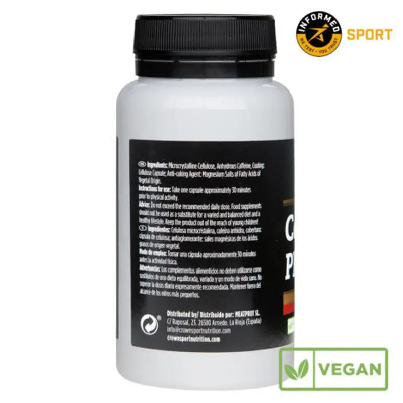 Crown Sport Nutrition Caffeine Pro Caps 100 Mg , 120 capsules