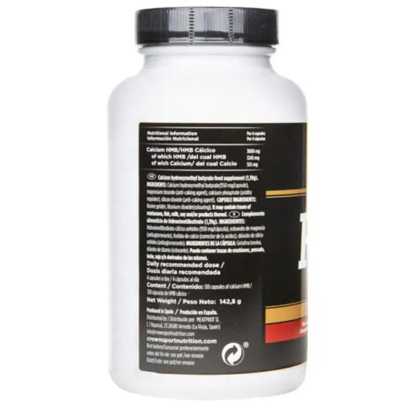 Crown Sport Nutrition Hmb 3800 , 120 capsules (30 servings)