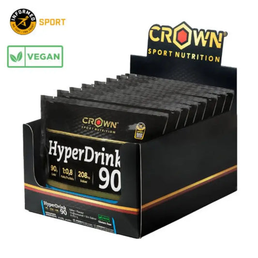 Crown Sport Nutrition Hyperdrink 90 Neutral , 8 x 93.1 g