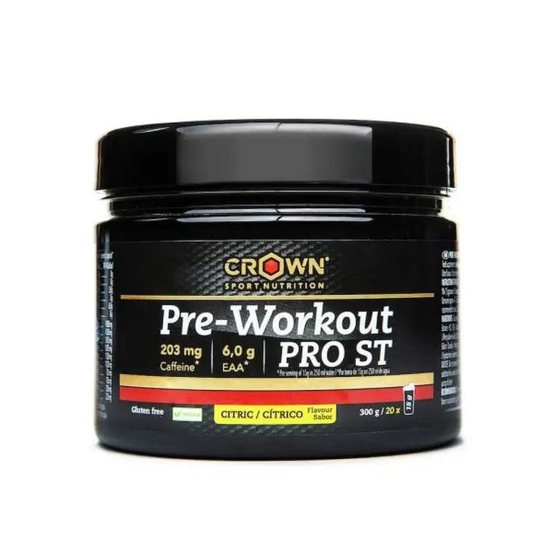 Crown Sport Nutrition Pre Workout Pro St Citrus , 300 g (20 servings)