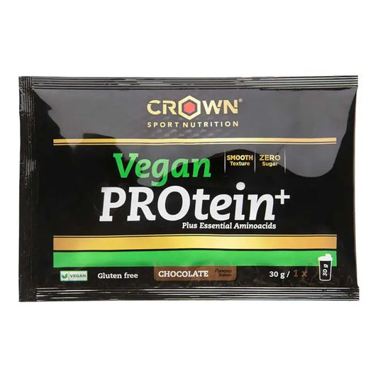 Crown Sport Nutrition Vegan Protein+ Chocolate Single Dose , 30g